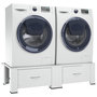 Voir la diapositive 2 : VIDAXL Socle double pour lave-linge et seche-linge avec tiroirs Blanc