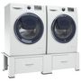 Voir la diapositive 2 : VIDAXL Socle double pour lave-linge et seche-linge avec tiroirs Blanc