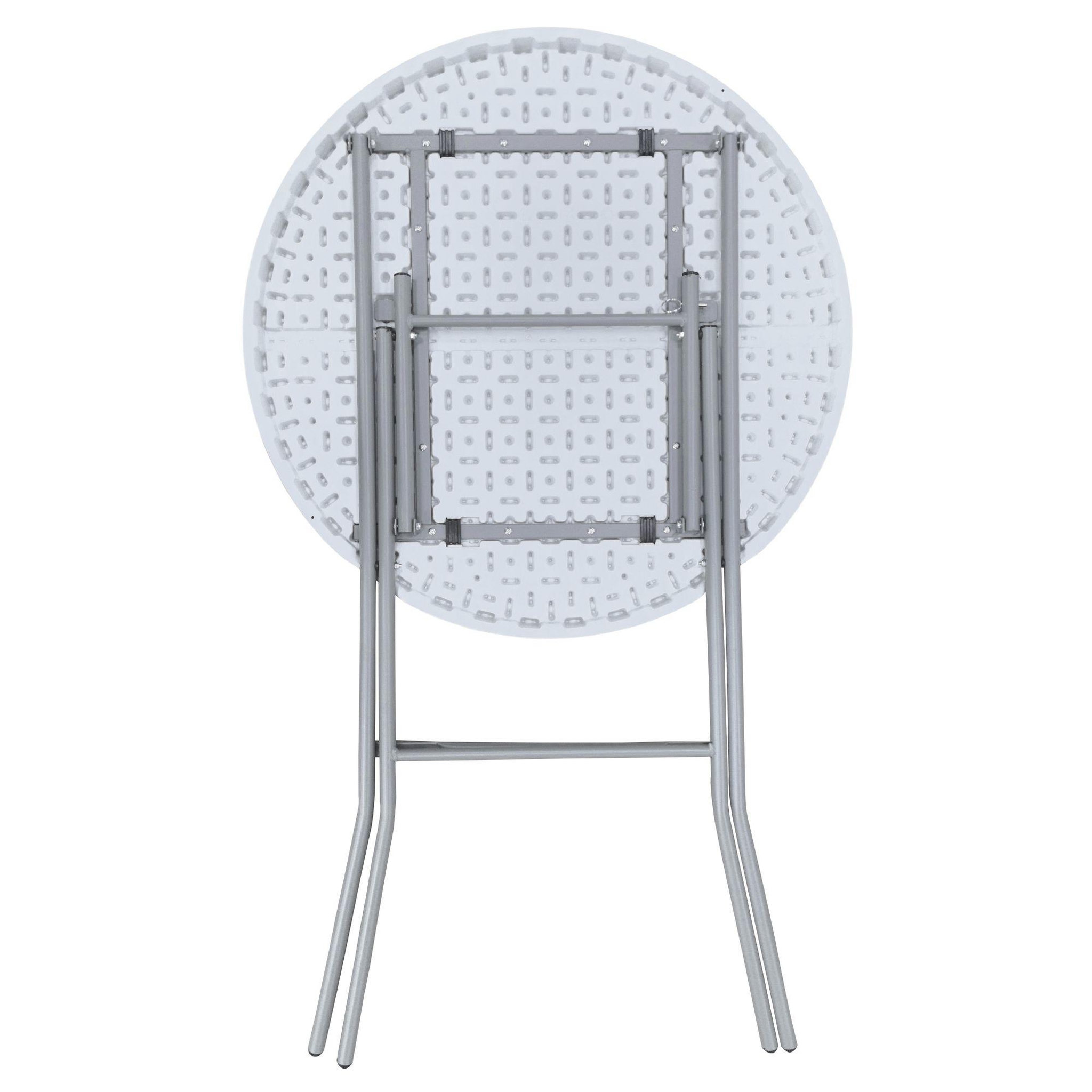 Voir la diapositive 3 : WERKAPRO Table mange debout pliante WERKA PRO  Ø80 x 110cm