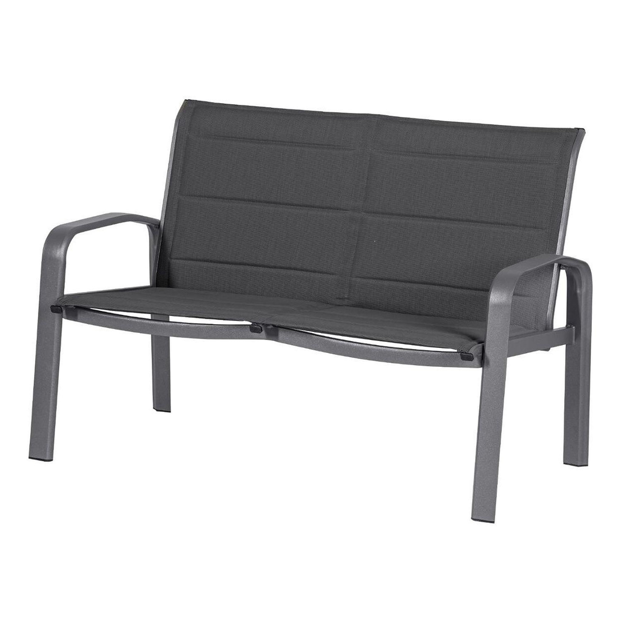 Voir la diapositive 3 : HESPERIDE Salon de jardin Elyn en aluminium et texaline