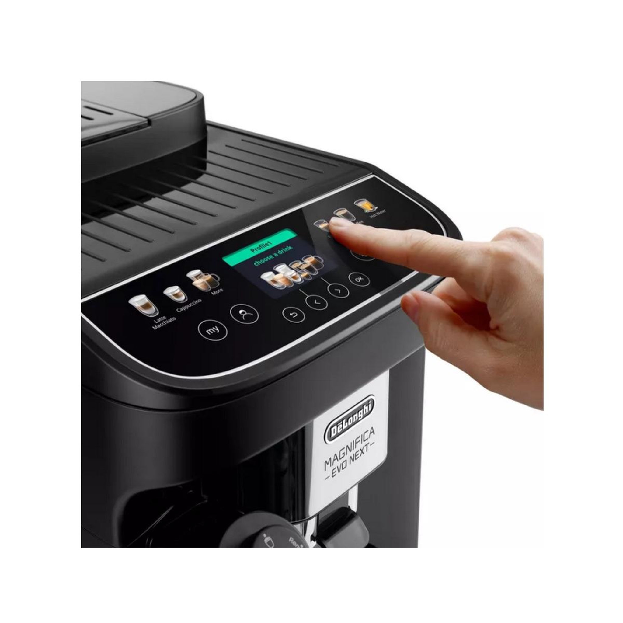 Voir la diapositive 3 : DELONGHI Robot café 1.9l 15bars 1450w noir - ecam31060b