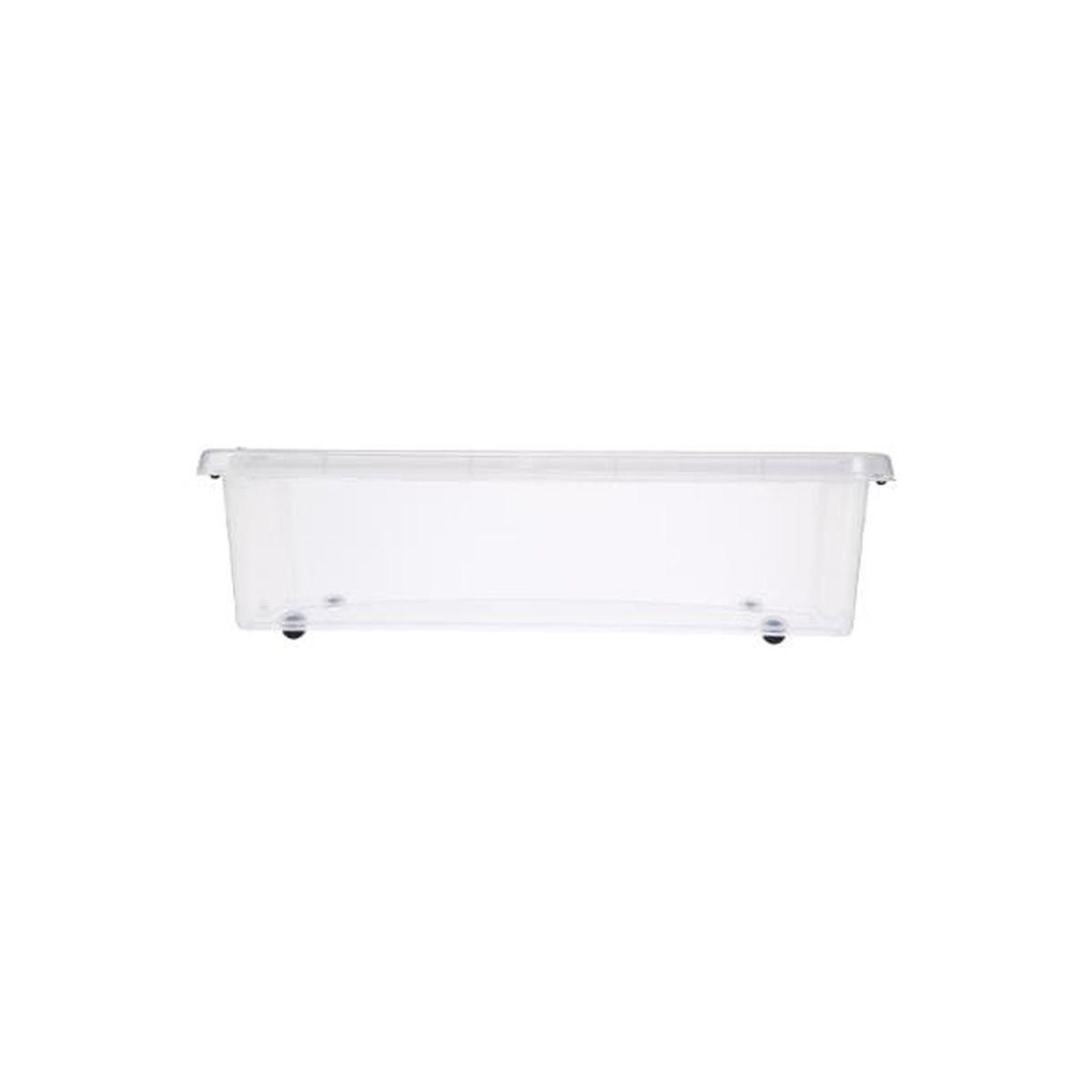 Voir la diapositive 2 : FIVE Boîte de rangement  clip  29l transparent
