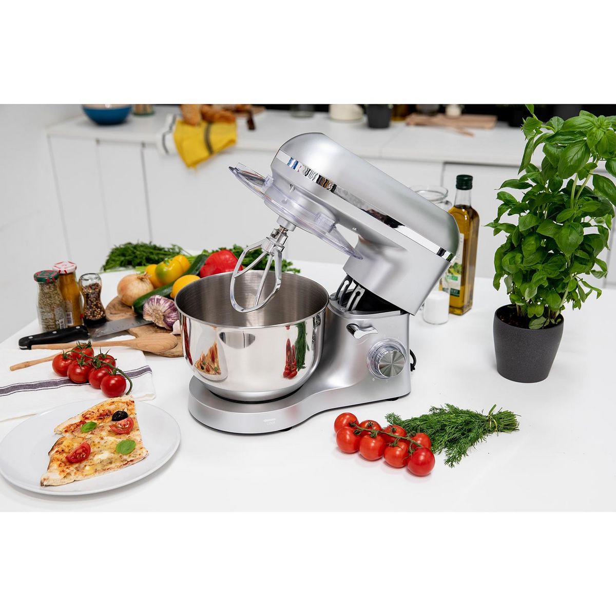 Kitchen move Robot patissier multifonction 5.5l 1500w gris - bat-1518-n