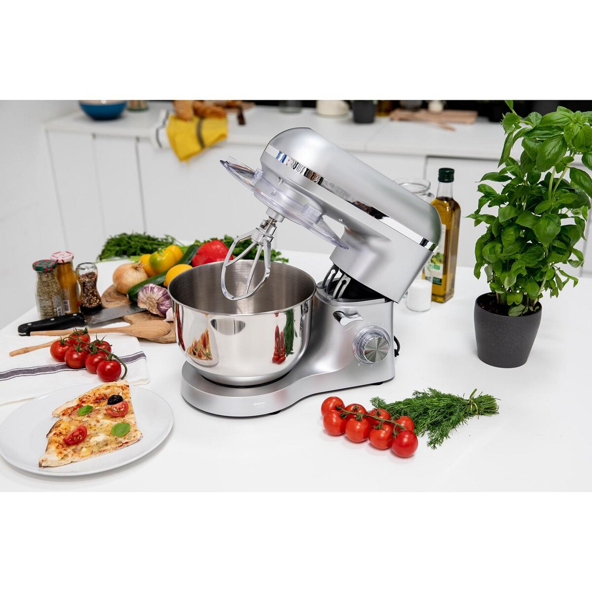 Kitchen move Robot patissier multifonction 5.5l 1500w gris - bat-1518-n
