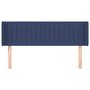 Voir la diapositive 3 : VIDAXL Tete de lit avec oreilles Bleu 147x16x78/88 cm Tissu