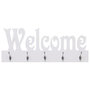 Voir la diapositive 2 : VIDAXL Porte-manteau mural WELCOME Blanc 74x29,5 cm