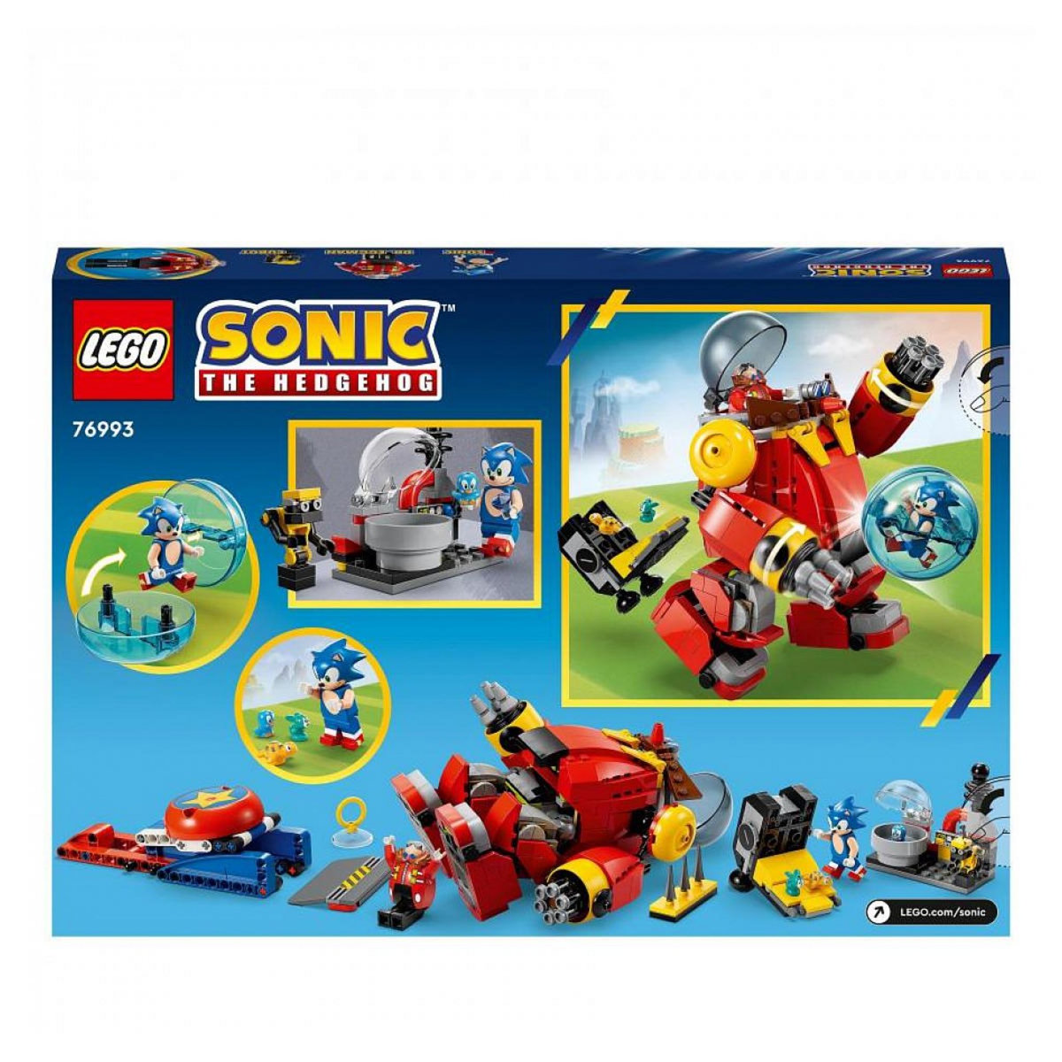 LEGO 76993 Sonic contre le death egg robot du Dr eggman