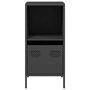 Voir la diapositive 4 : VIDAXL Buffet noir 35x39x73,5 cm acier lamine a froid