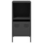 Voir la diapositive 4 : VIDAXL Buffet noir 35x39x73,5 cm acier lamine a froid