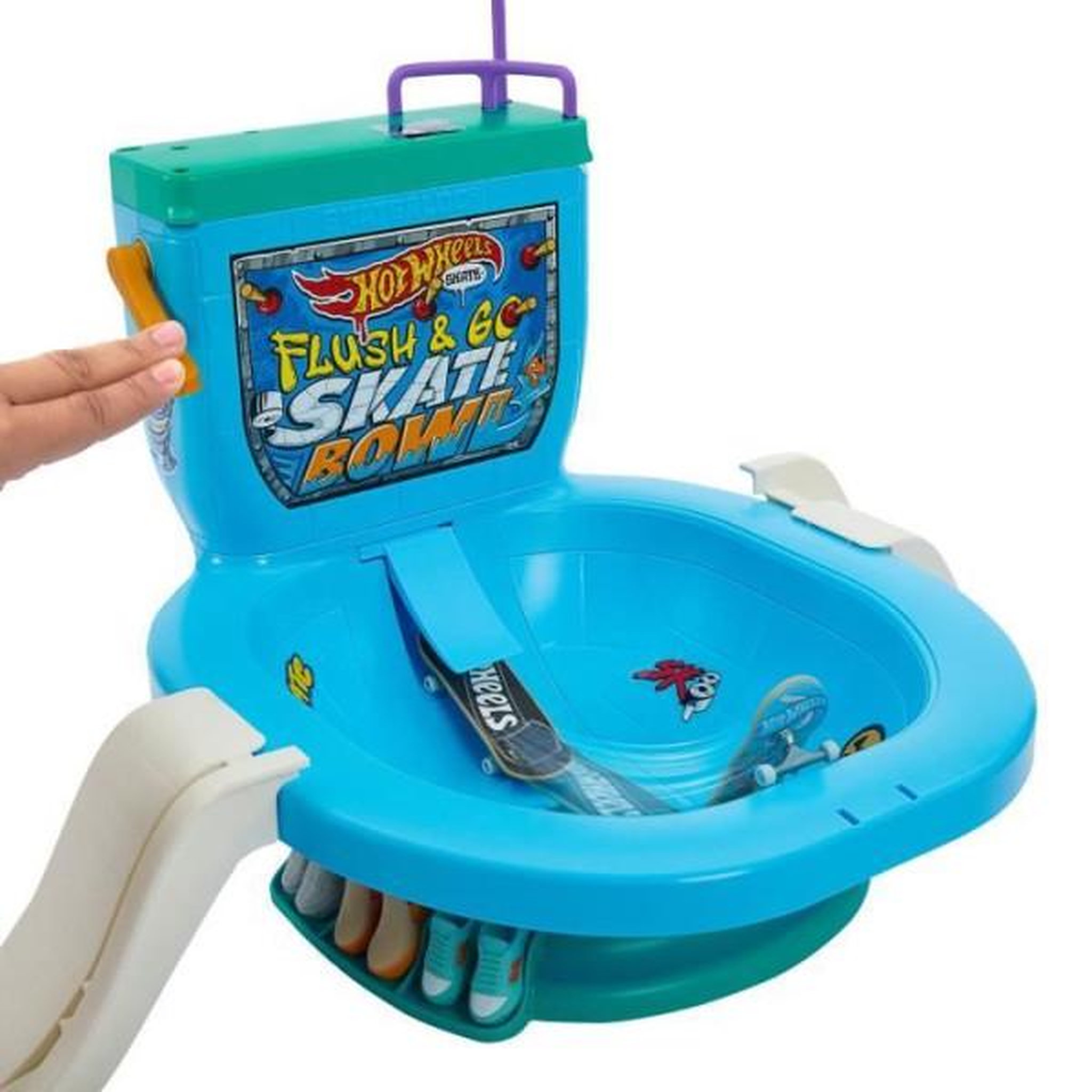 Voir la diapositive 3 : Hot Wheels Hot wheels skate-tirez la chasse : c'est parti !-coffret fingerboard hxl16