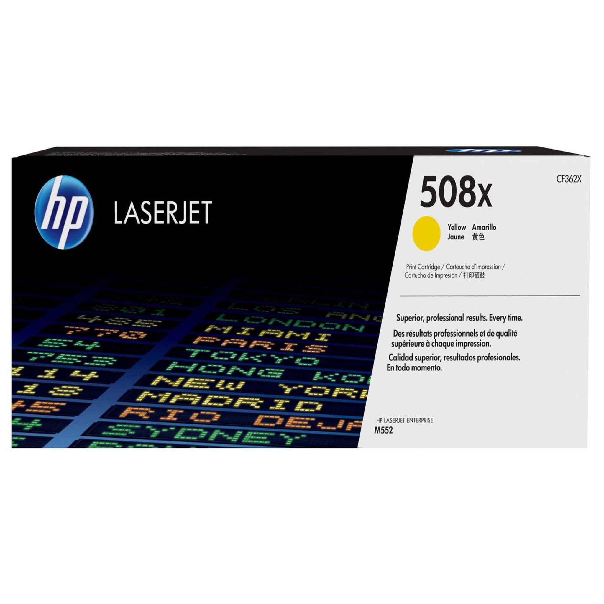 Voir la diapositive 2 : HP Cartouche de toner HP CF362X (508X) Jaune