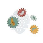 BEBE DOUCEUR Puzzle engrenage en bois. Coloris disponibles : Multicolore