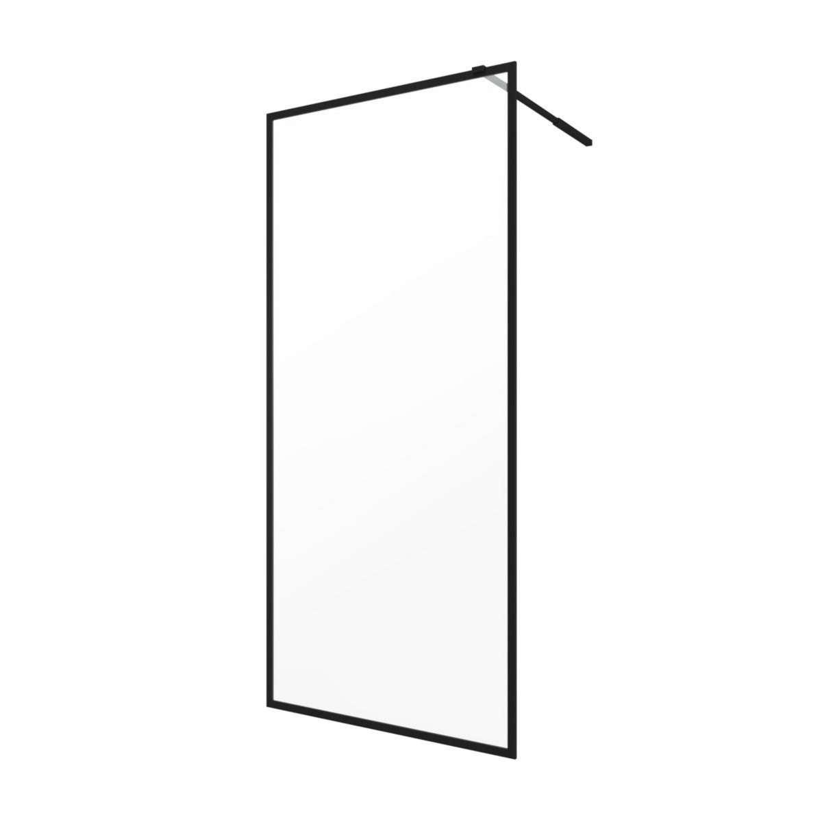 Paroi de douche à l'italienne noir 90x200 cm - DARK EDGE 90