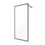 Voir la diapositive 3 : Paroi de douche à l'italienne noir 90x200 cm - DARK EDGE 90