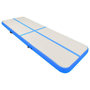 Voir la diapositive 2 : VIDAXL Tapis gonflable de gymnastique avec pompe 500x100x20cm PVC Bleu