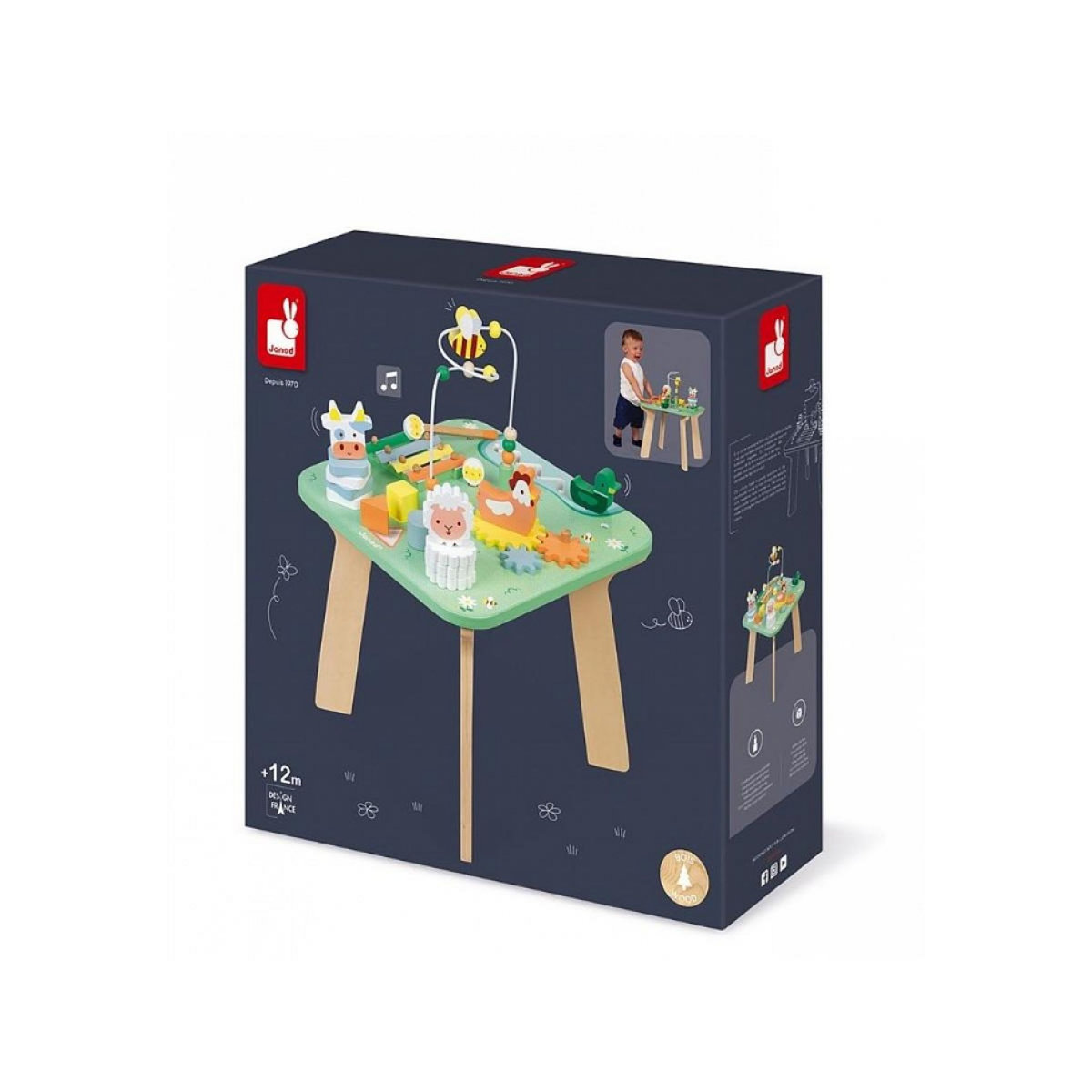 Juratoys-Janod Table d activites Jolie Prairie