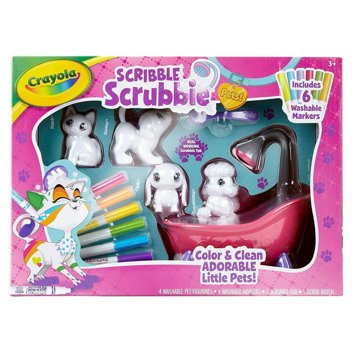 GOLIATH Color'n'Wash - Mes animaux à colorier - pets