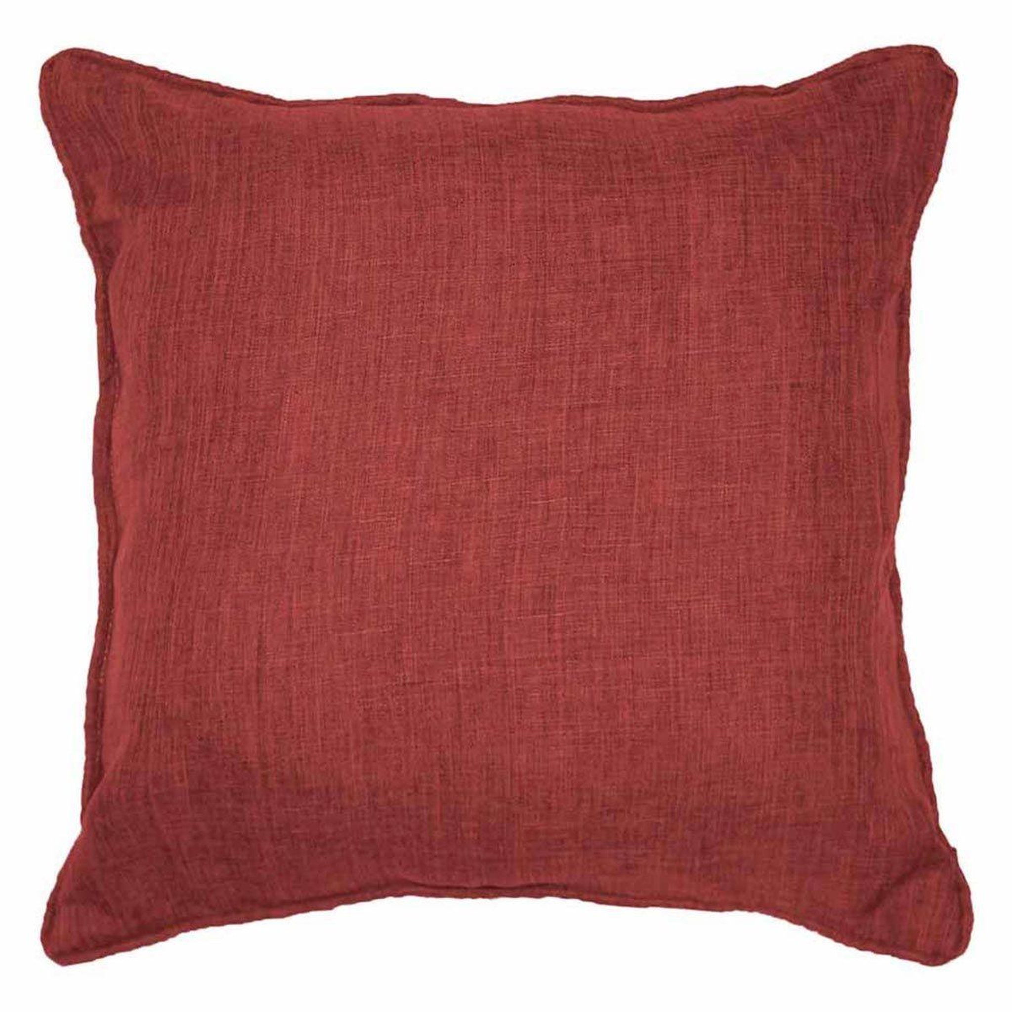Douceur d'Intérieur Coussin déco  newton  40x40cm carmin