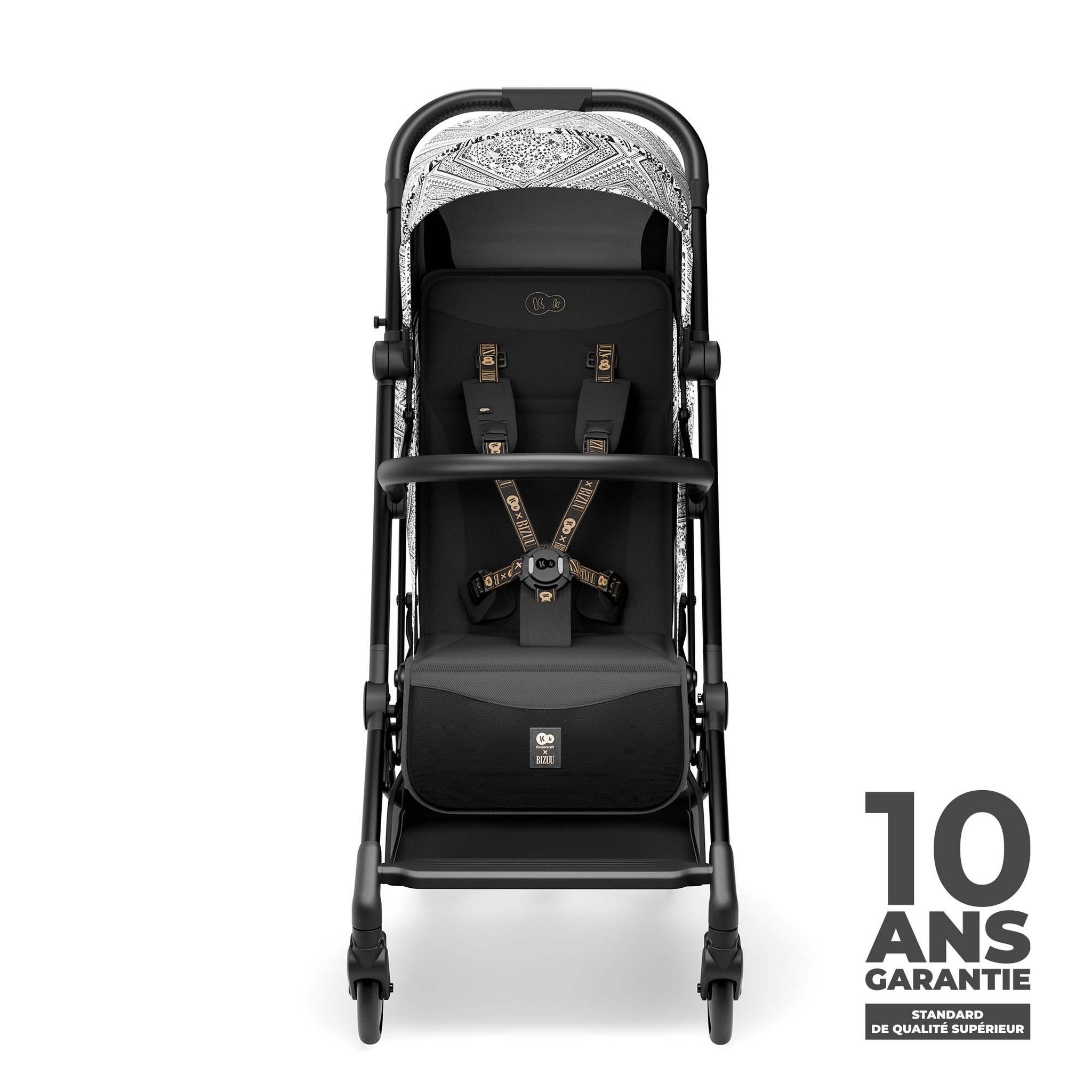 Voir la diapositive 5 : KINDERKRAFT Poussette compacte et facile à plier pour voyages et déplacements
