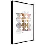 Paris Prix Affiche Murale Encadrée  Connected by Colours. Coloris disponibles : Jaune, Noir