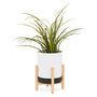 Voir la diapositive 5 : Paris Prix Cache-Pot Design  Jonea  33cm Blanc & Noir