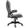 Voir la diapositive 4 : VIDAXL Chaise de bureau Anthracite Similicuir