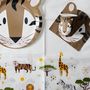 Voir la diapositive 2 : Paris Prix Nappe en Papier  Savane  137x183cm Blanc