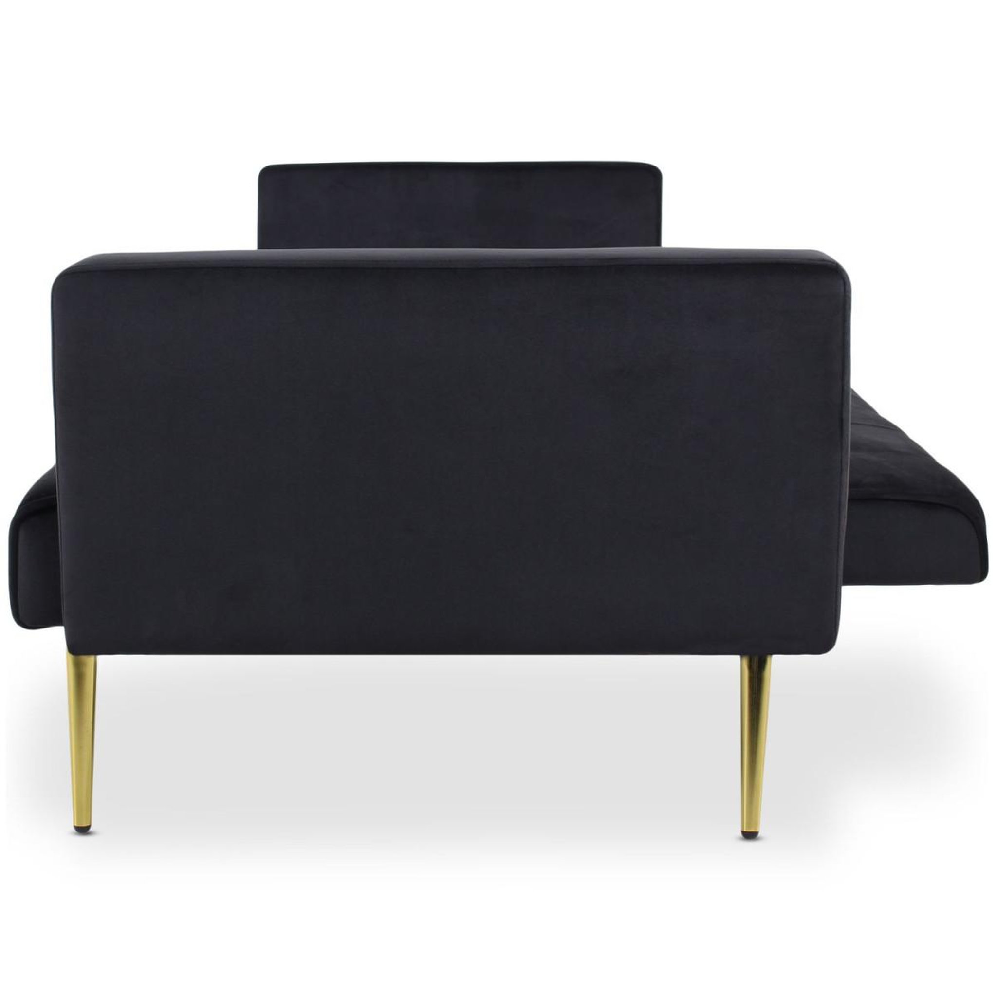 Voir la diapositive 6 : Paris Prix Canapé convertible velours  tybio  191cm noir