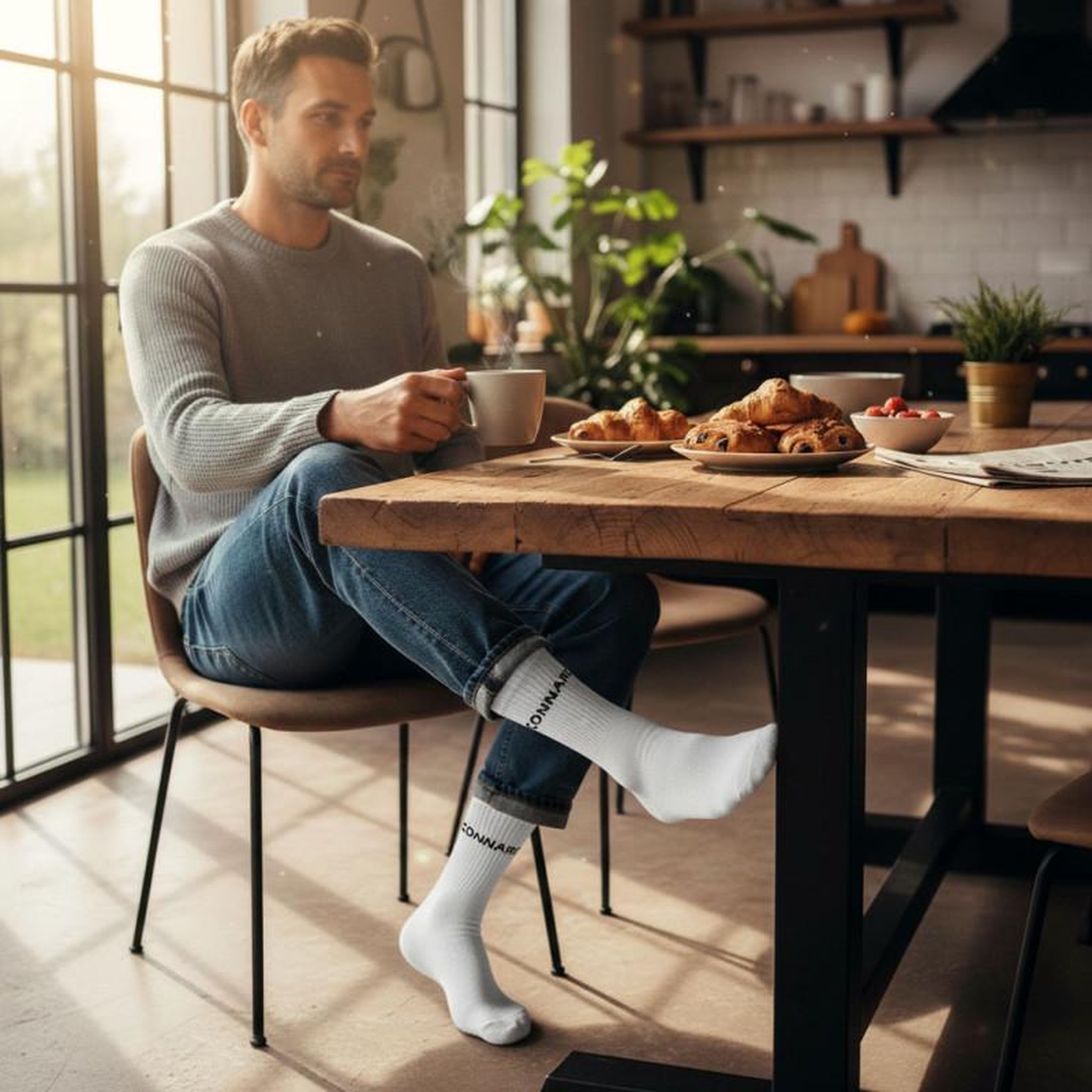 Voir la diapositive 4 : OZABI OZABI Chaussettes Homme Message Humoristiques