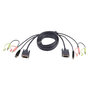 Voir la diapositive 2 : Aten ATEN Câble KVM DVI-D USB Single Link 5m