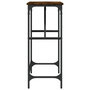 Voir la diapositive 5 : VIDAXL Table console chene fume 100x32x75 cm bois d'ingenierie