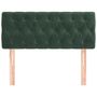 Voir la diapositive 3 : VIDAXL Tete de lit Vert fonce 100x7x78/88 cm Velours