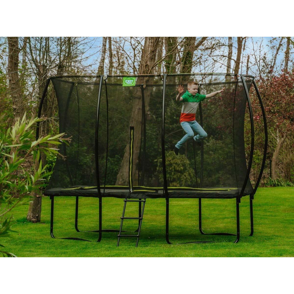 EXIT TOYS Trampoline Silhouette rectangulaire 214 x 305 cm Noir - Exit Toys
