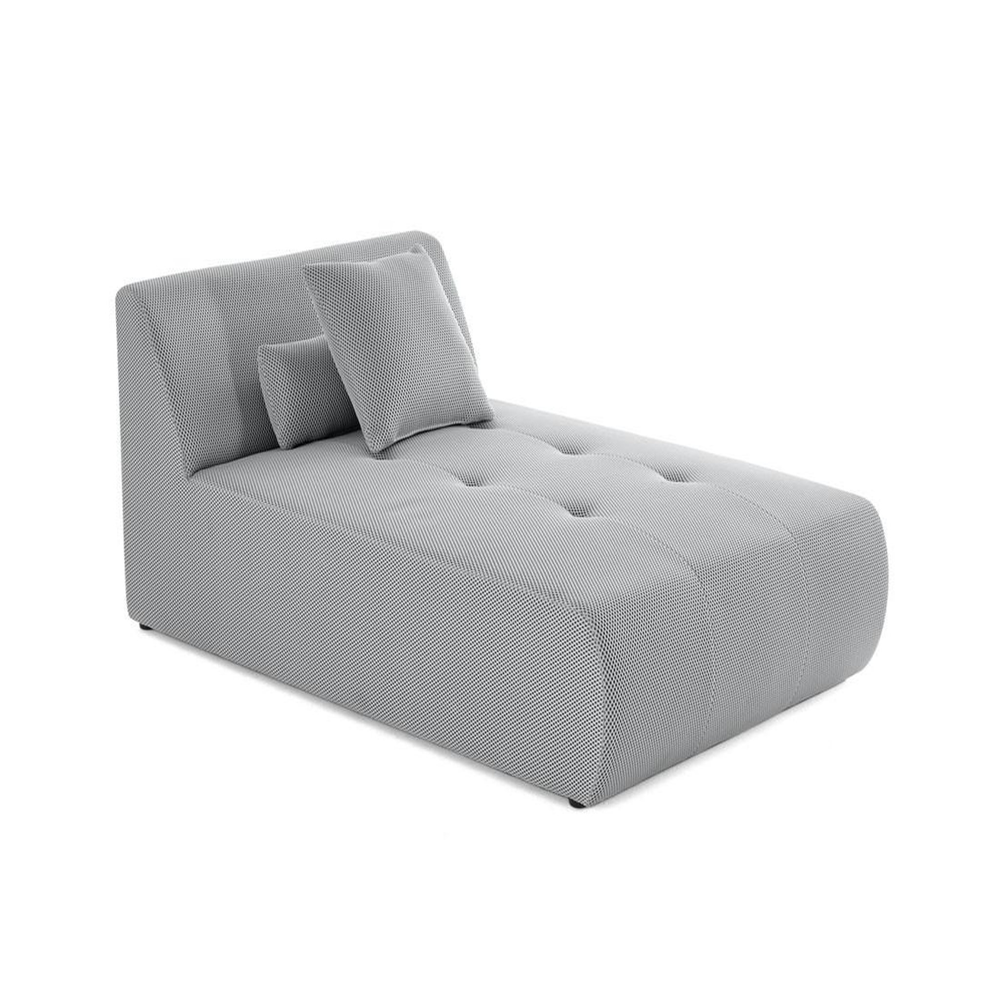 Voir la diapositive 6 : LISA DESIGN Onyx - canapé panoramique modulable d'angle droit - 7 places - en tissu mailles 3d