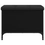 Voir la diapositive 4 : VIDAXL Banc de rangement noir 62x42x45 cm bois d'ingenierie