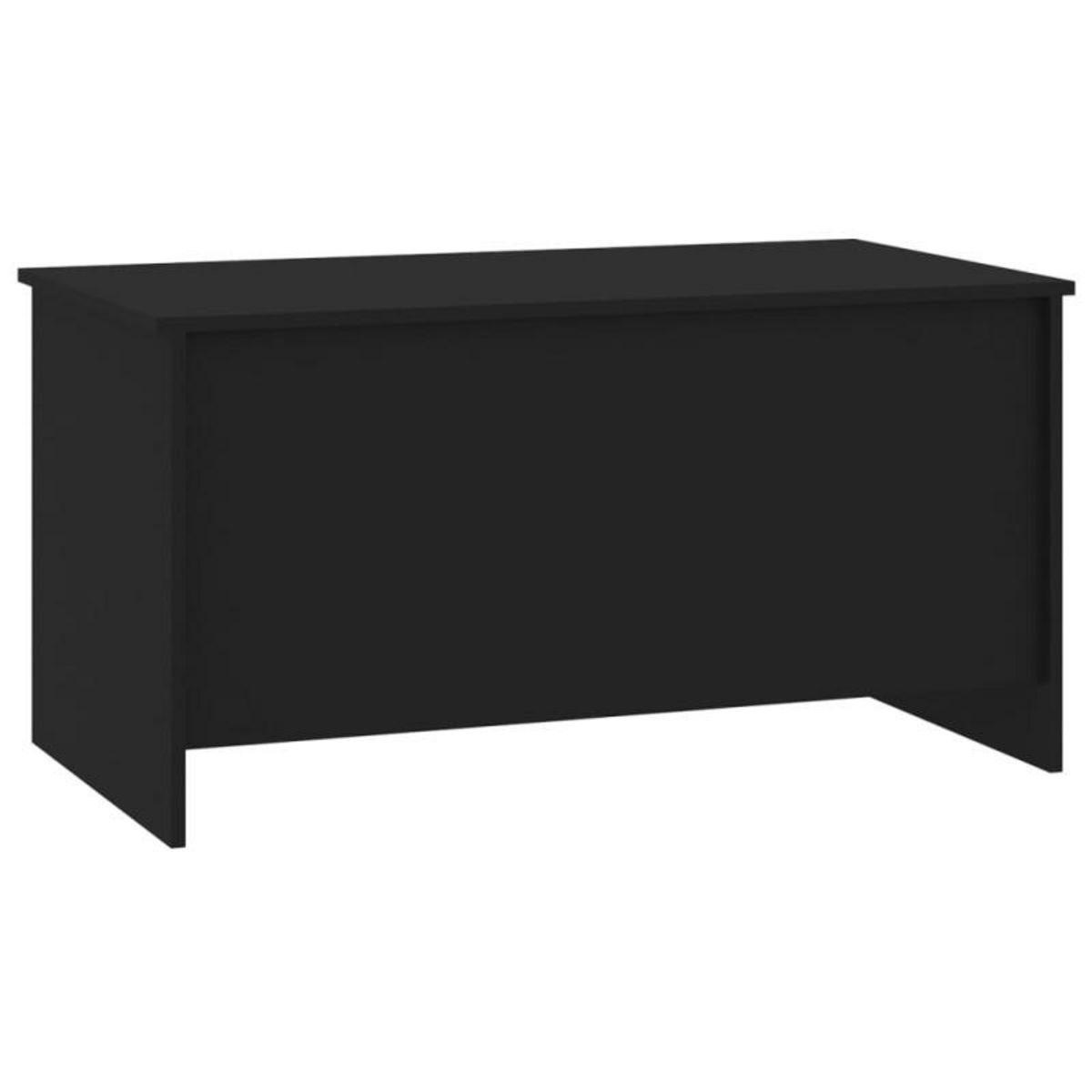 VIDAXL Table basse noir 102x55,5x52,5 cm bois d ingénierie