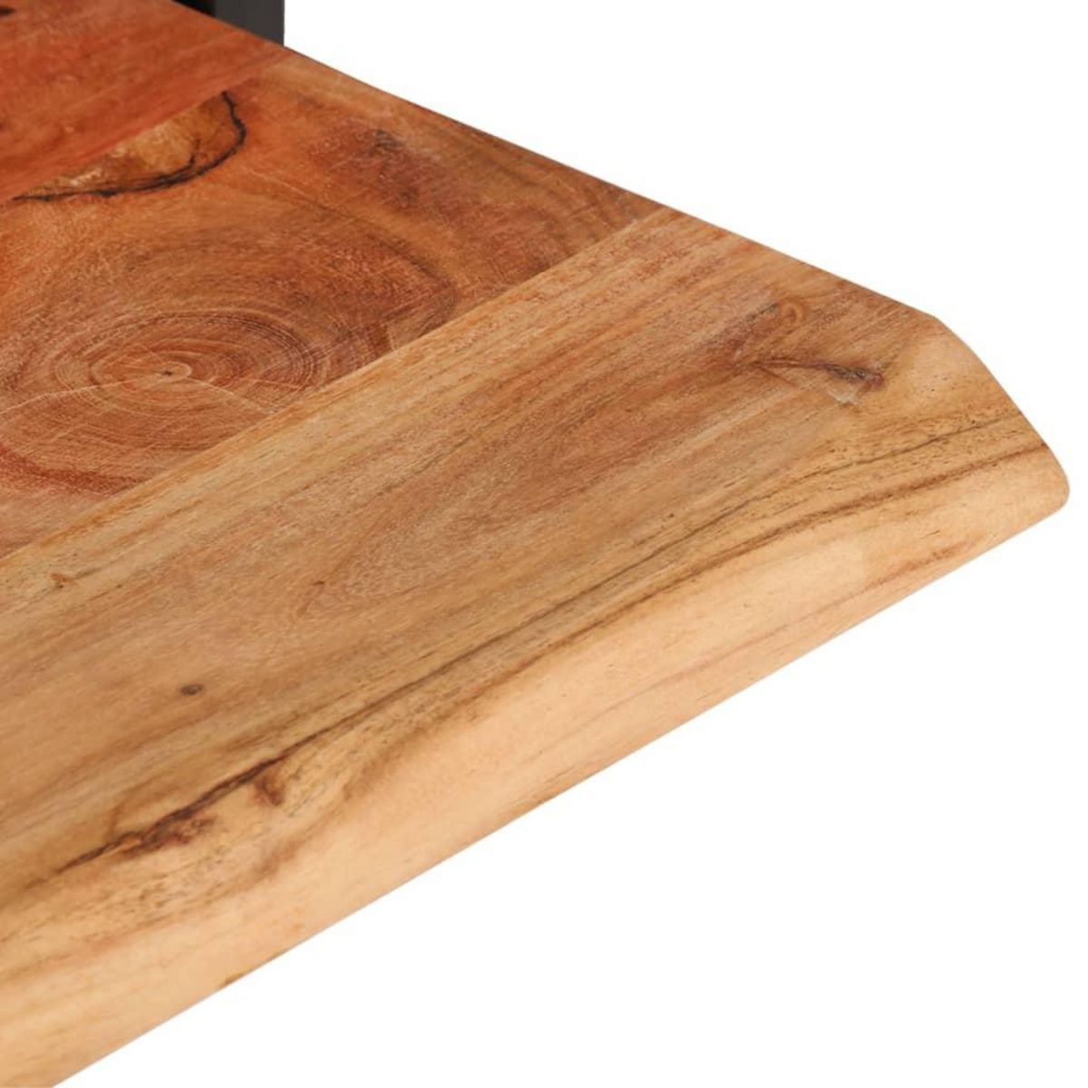 VIDAXL Etageres murales 2 pcs 80x25x35 cm Bois d'acacia et acier