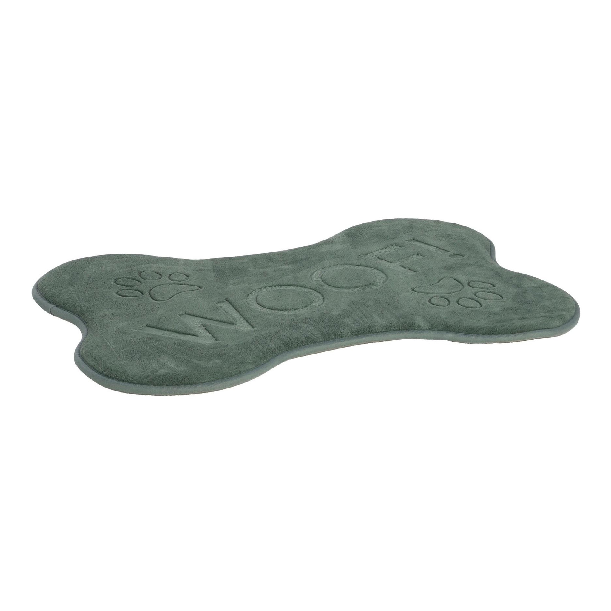 Eden Coussin en forme d'os pour chien mador. Coloris disponibles : Vert, Beige
