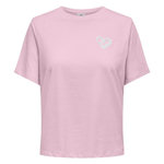 JACQUELINE DE YONG T  hirt  Femme JDY Felisa Towel. Coloris disponibles : Rose