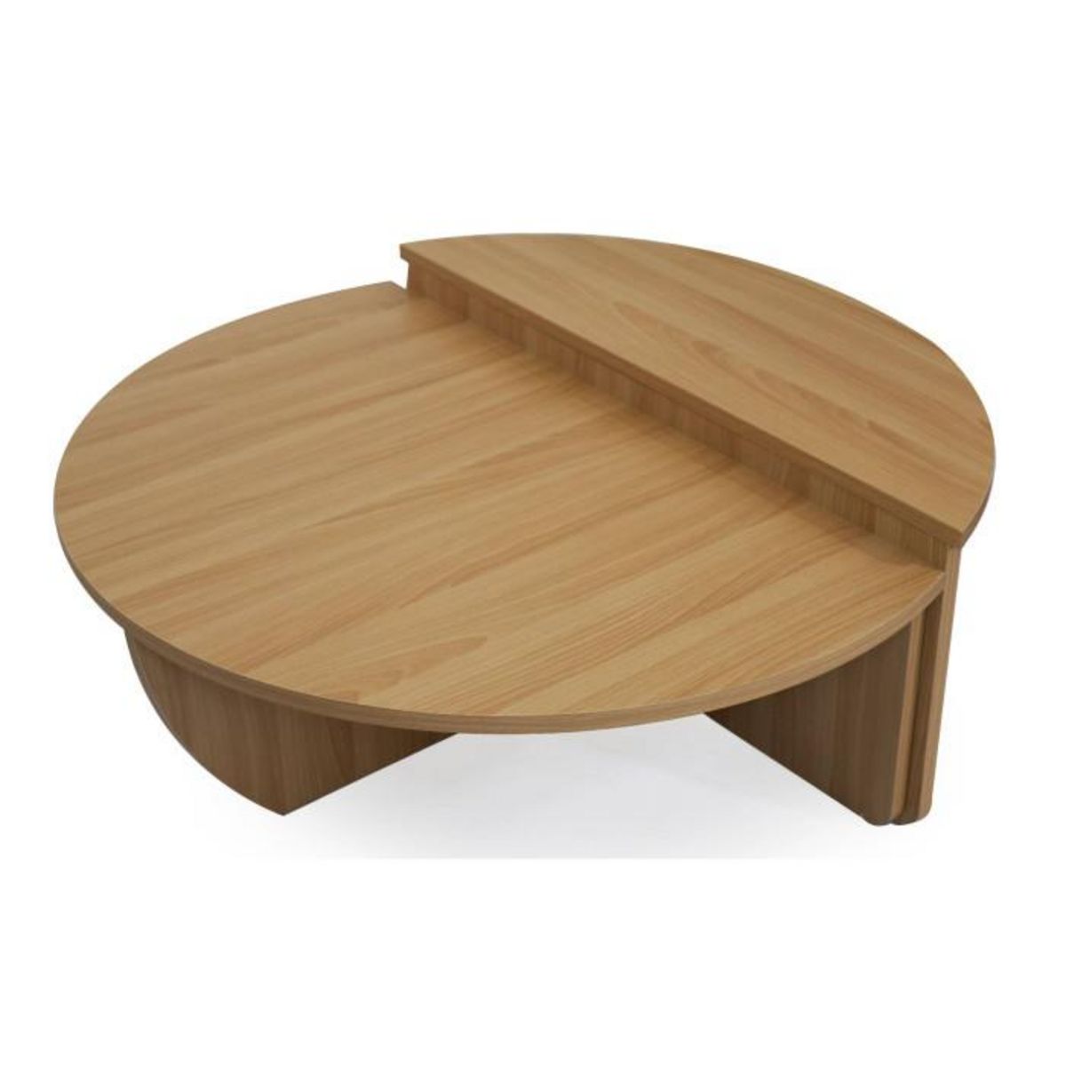 Paris Prix Lot de 2 Tables Basses Design  Armango  90cm Chêne Clair