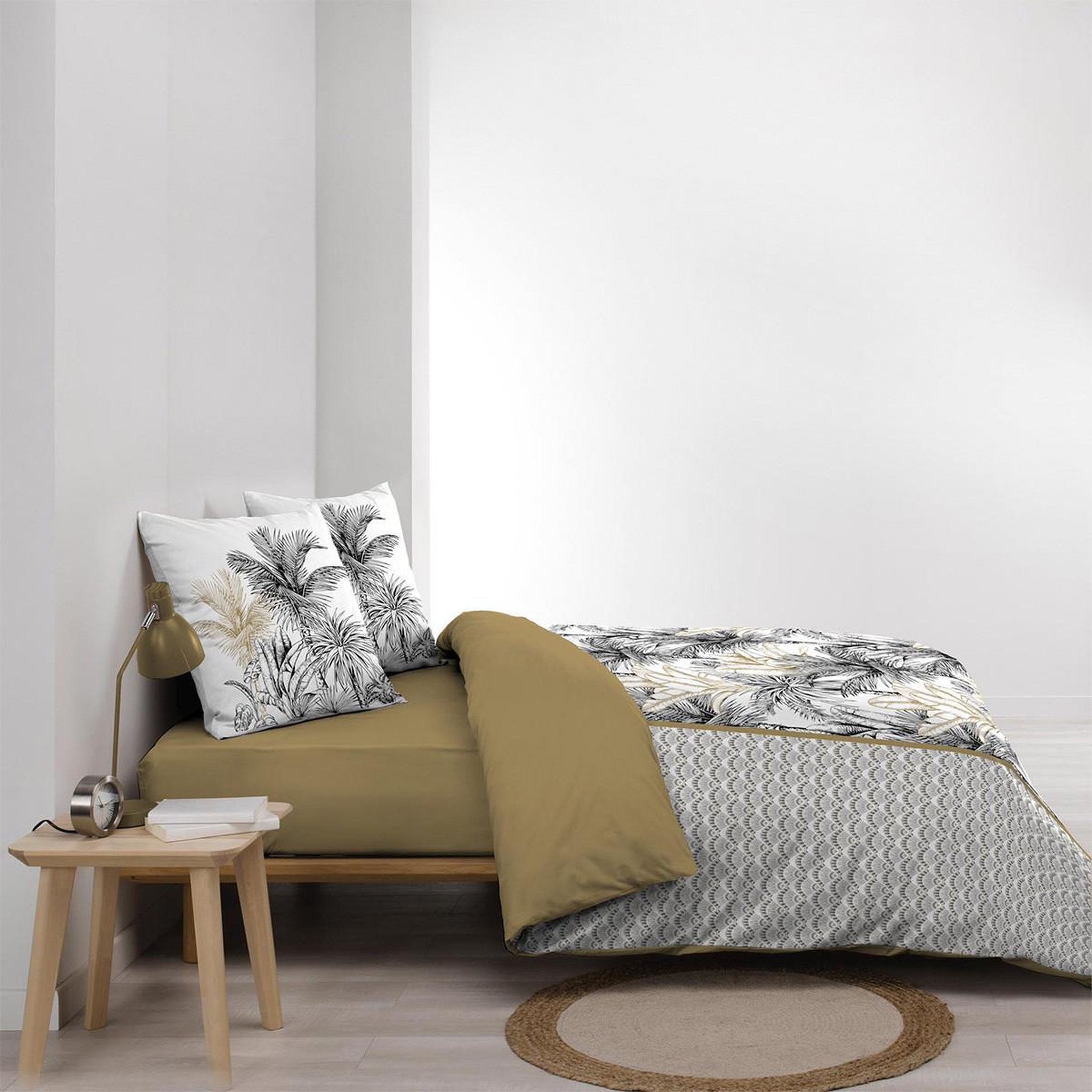 Voir la diapositive 3 : Douceur d'Intérieur Parure de lit 3 pièces  dakar  260x240cm multicolore