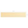 Voir la diapositive 6 : VIDAXL Ecran de balcon Blanc et jaune 75x400 cm Tissu Oxford