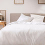 Voir la diapositive 3 : Paris Prix Parure de Lit 3 Pièces  Meline  240x220cm Blanc