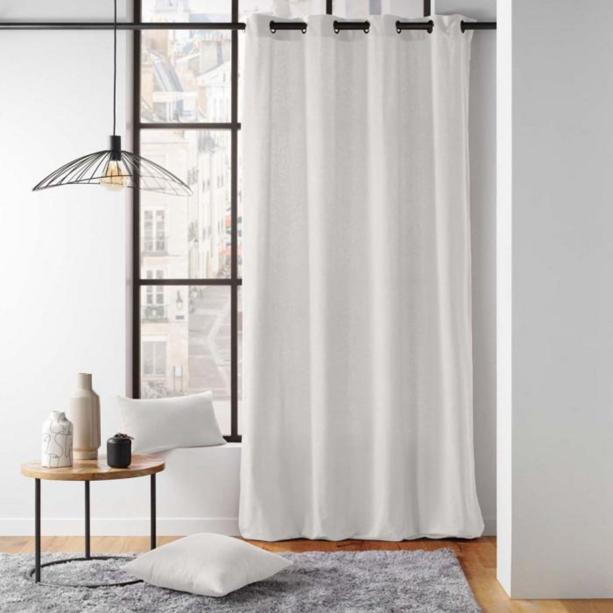 Paris Prix Coussin Déco  Twily  30x50cm Blanc