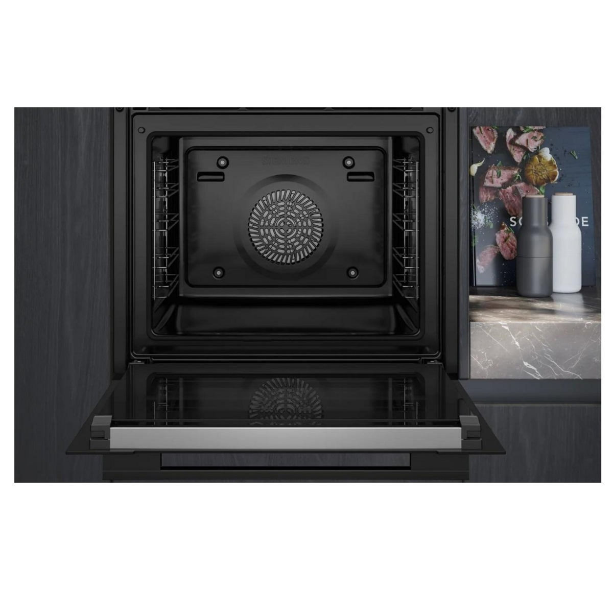 Siemens Four intégrable multifonction 71l 60cm a+ pyrolyse noir - HB778G3B1