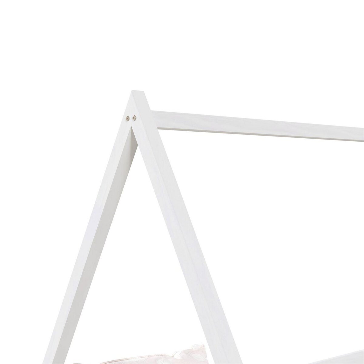 IDIMEX Lit cabane SILA 90 x 190 cm, en pin massif