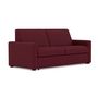 Voir la diapositive 3 : BEST MOBILIER Julia - canapé 3 places convertible express couchage quotidien 140 cm matelas 14 cm en tissu