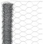 NATURE Nature Grillage metallique hexagonal 1 x 5 m 40 mm Acier galvanise