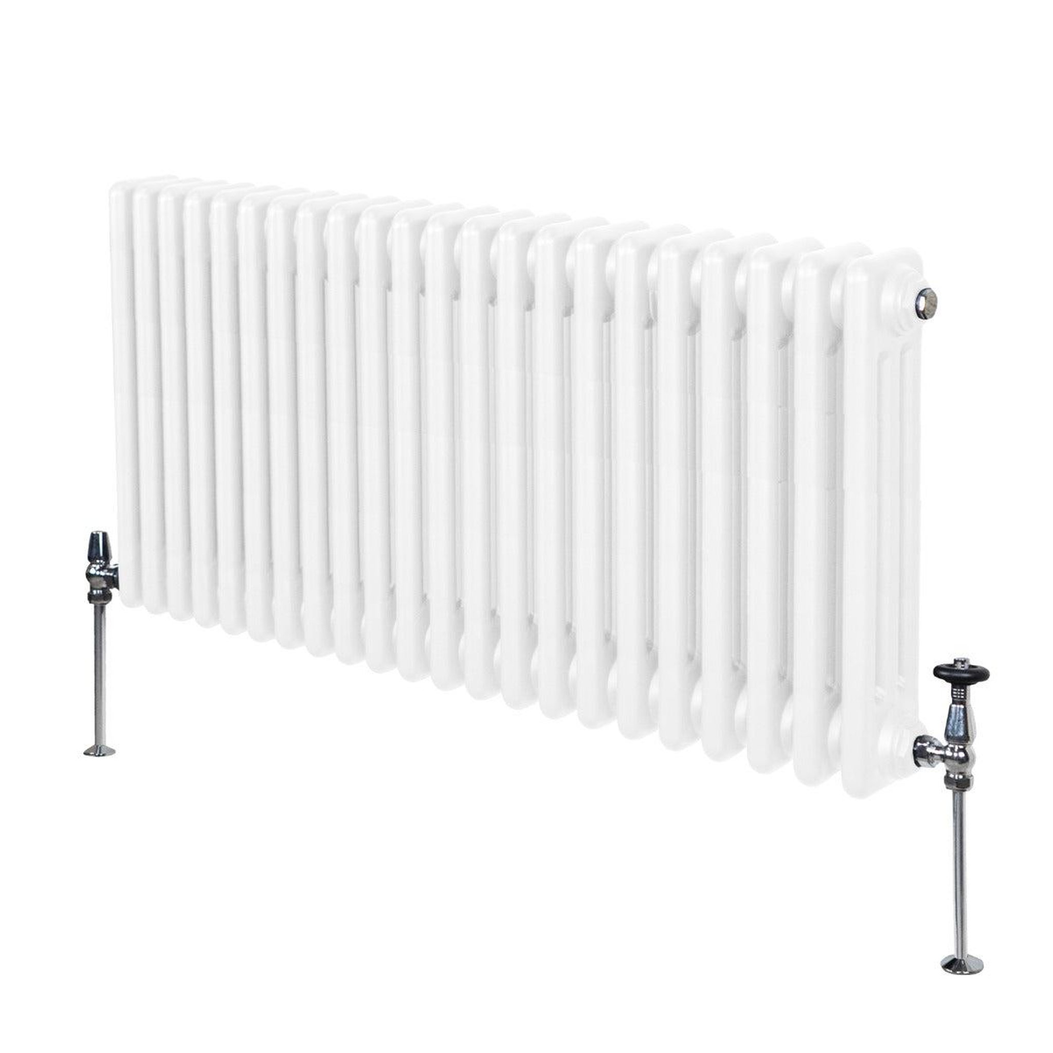 MONSTERSHOP Radiateur traditionnel à 3 colonnes – 600 x 1012 mm. Coloris disponibles : Noir, Gris, Blanc