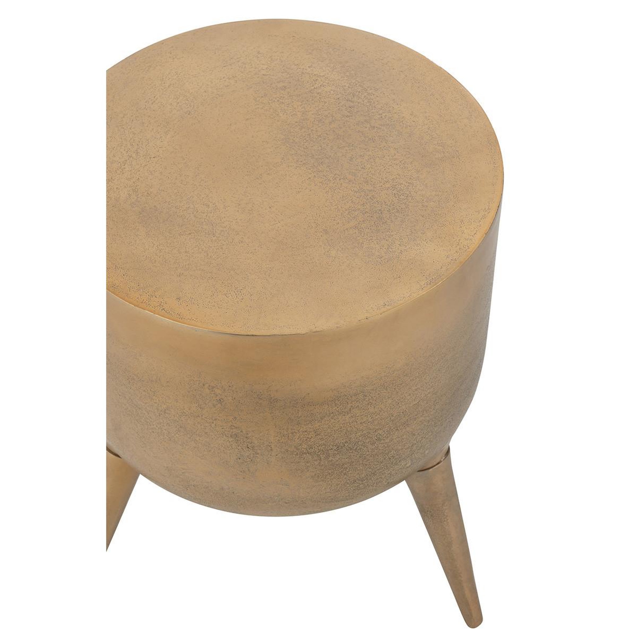 Voir la diapositive 2 : J-LINE Tabouret design  fone  41cm or